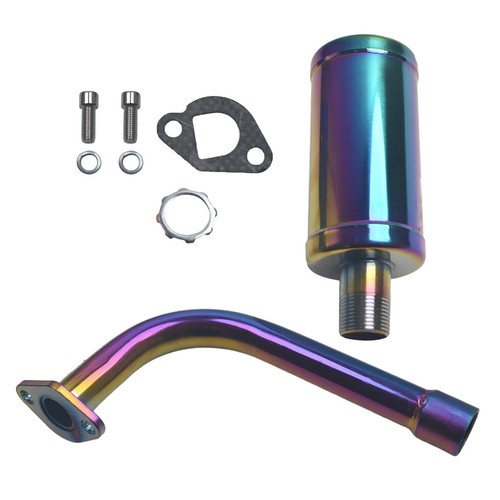 Colorful exhaust with - colorful,